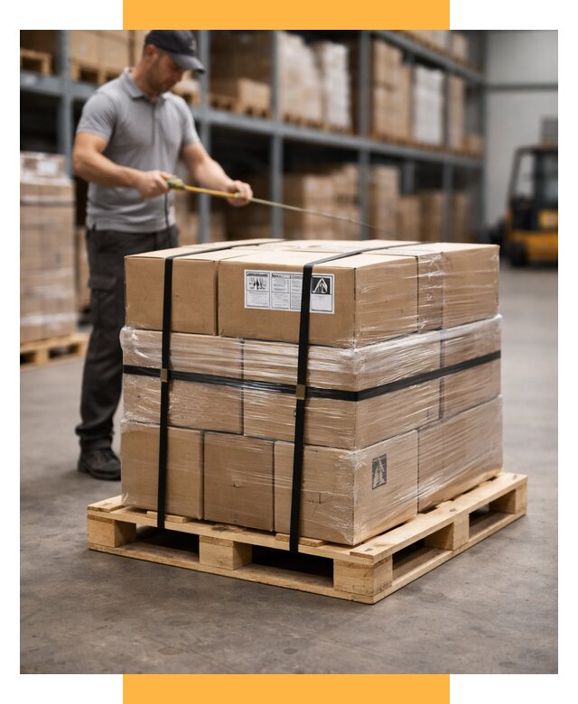 Упаковка и паллетирование грузов от 3801 р. | СетСервис-Блв