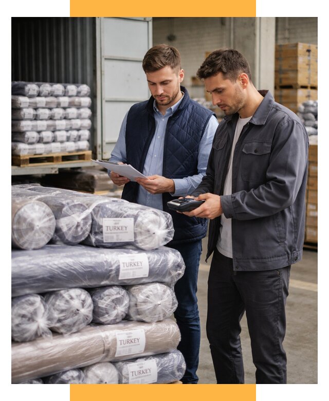 Доставка текстиля из Турции от 48866 р. под ключ, СетСервис-Блв