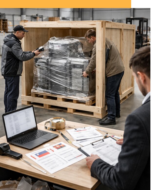 Доставка промышленного оборудования из США от 70584 руб