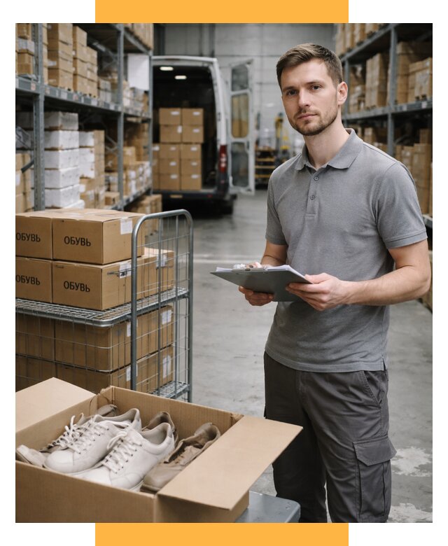 Доставка обуви из Китая и Турции от 4887 р. СетСервис-Блв