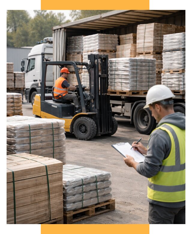 Перевозка строительных материалов от 5972 р. | СетСервис-Блв