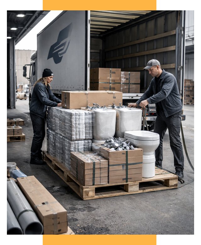 Перевозка сантехники под ключ от 1955 р. | СетСервис-Блв