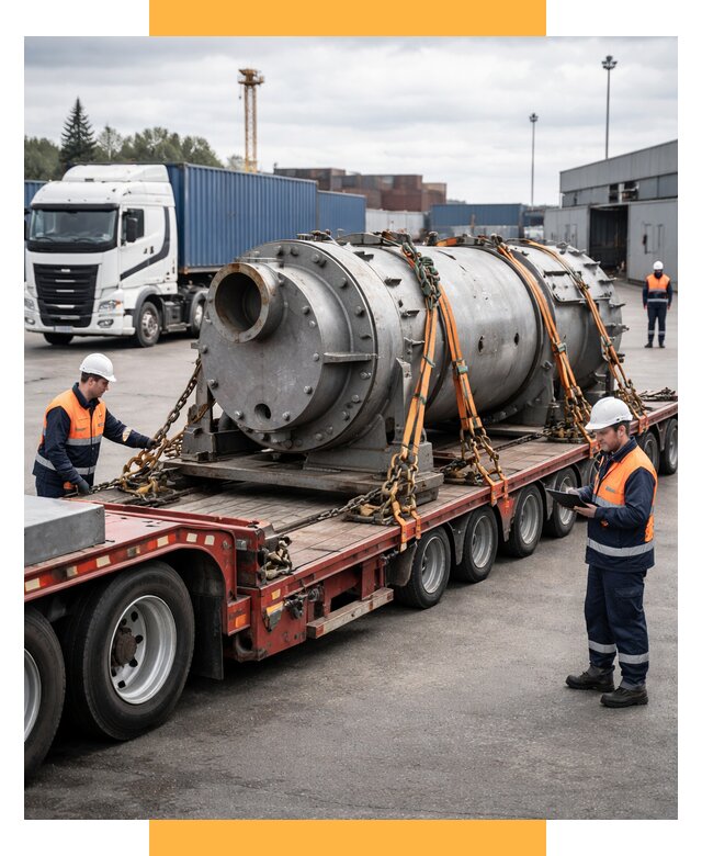 Перевозка тяжеловесных грузов под ключ от 162885 р. | СетСервис-Блв