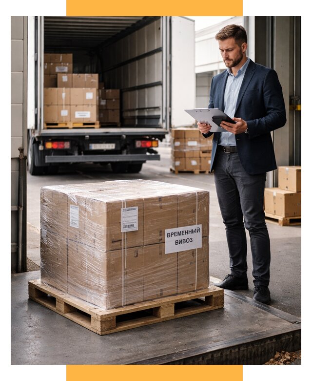 Временный вывоз товаров под ключ от 8687 р. | СетСервис-Блв