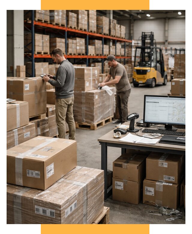 Склад консолидации в Европе от 7058 р., услуги СетСервис-Блв